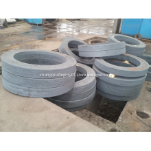 Excavator slewing bearing forging